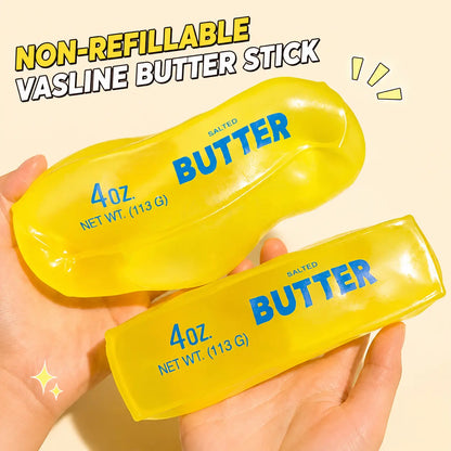 Large Petroleum Jelly-Filled Butter Stick Squishies - Ultra-Soft Moldable Stress Relief Toy, Office Decor, Adult Party Gift
