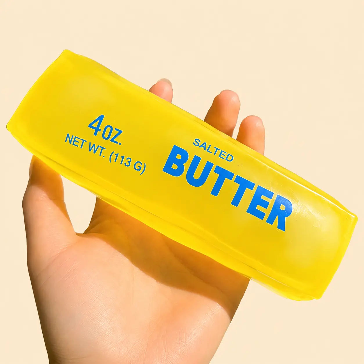 Large Petroleum Jelly-Filled Butter Stick Squishies - Ultra-Soft Moldable Stress Relief Toy, Office Decor, Adult Party Gift